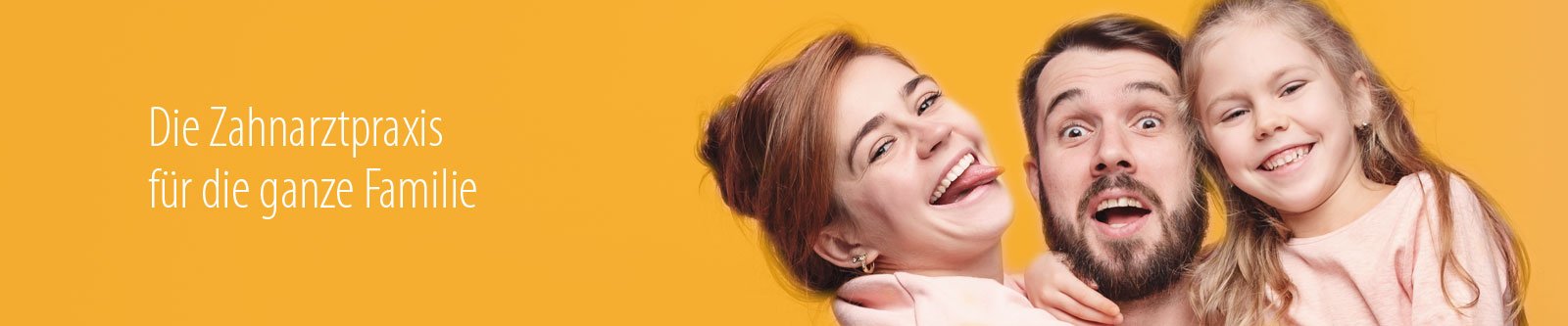 Symbolbild für die Zahnarztpraxis für die ganze Familie