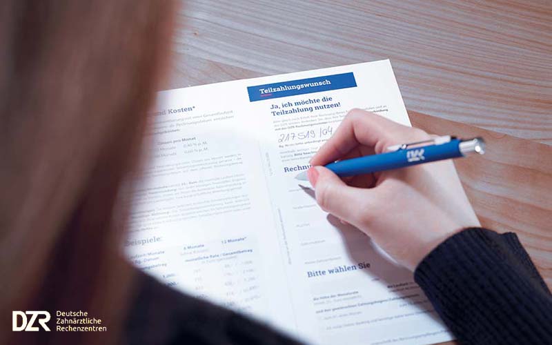 Teilzahlung beim Zahnarzt